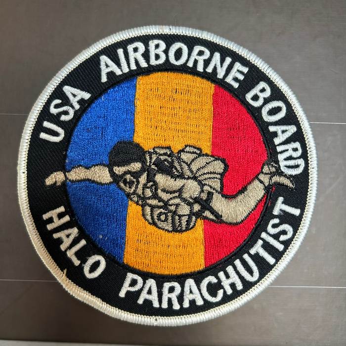USA Airborne Board HALO Parachutist Arm Breast Patch