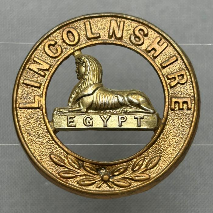 British Lincolnshire Regiment Helmet Plate Centre