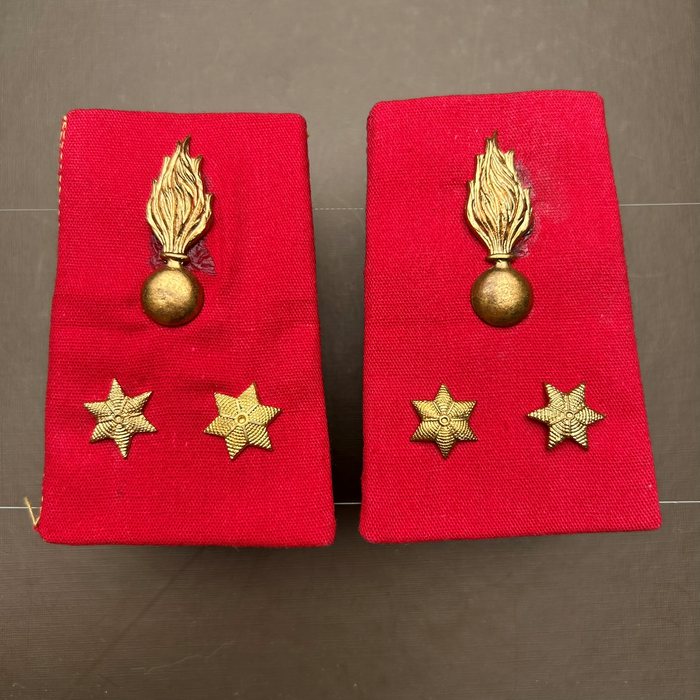Congo Katanga katangaise gendarmerie Police Officer shoulder boards SET