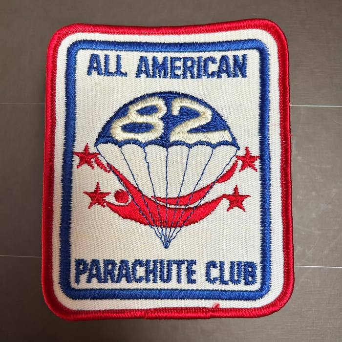 US All American Air Borne 82 Parachute Jump Team Original Vintage Patch