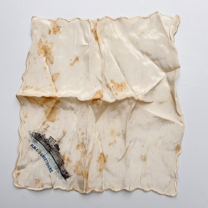 HMS Vanguard British Royal Navy battleship Table Cloth Second World War WW2-1 w HMS Vanguard British Royal Navy battleship Table Cloth Second World War WW2