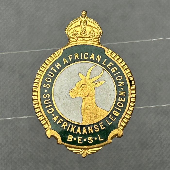 South African Legion button hole badge maker Campbell Pretoria