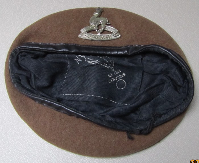 South African SA Army Cadet Corps in Afrikaans Kadet Korps Beret with Badge