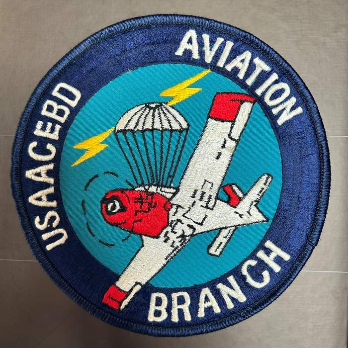 US Original Vintage Parachute Patch AACEBD Aviation Branch 70 80 s Patch w US Original Vintage Parachute Patch AACEBD Aviation Branch 70 80 s Patch