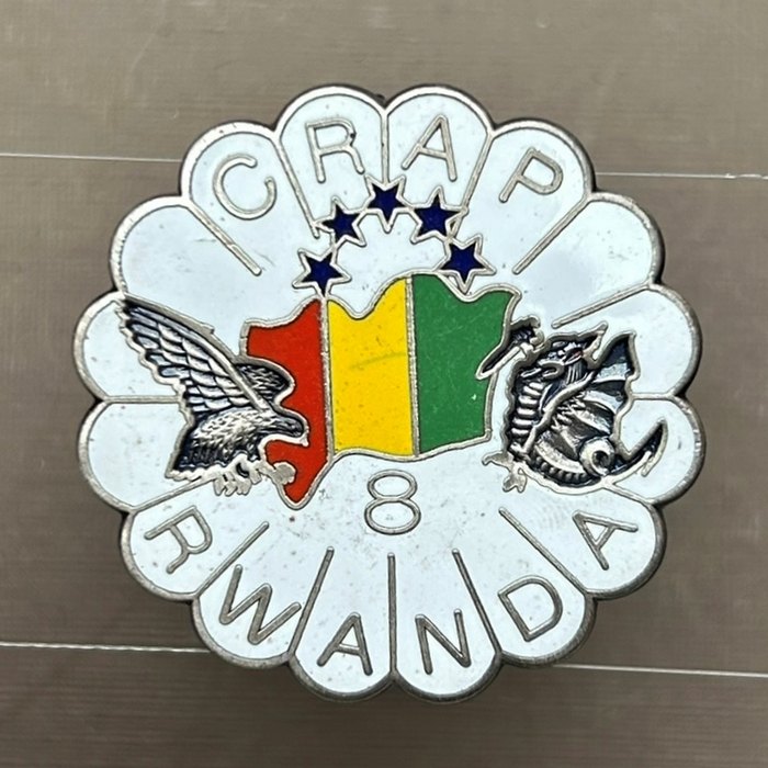 8° Rpima Para Infanterie De Marine, Crap, Rwanda Tap Tdm Opex Badge