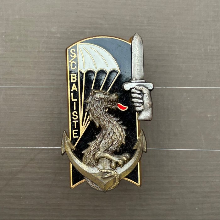 Insigne ENSOA - 129° Promotion Baliste René RPIMa - TAP Colo Parachutistes