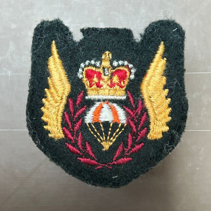 Royal Canadian Air Force RCAF Para Rescue airborne wings brevet Patch padded 1971-1981