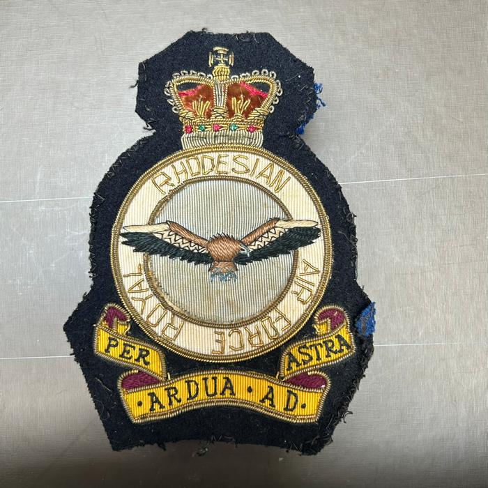 Royal Rhodesian Air Force RRAF Blazer Badge 1953 - 1970