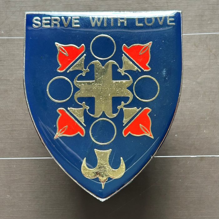 South Africa Fireman Serve with Love Flash Badge