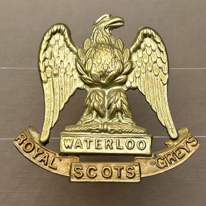 British Army Royal Scots Dragoon Guards Cap Badge Insignia A
