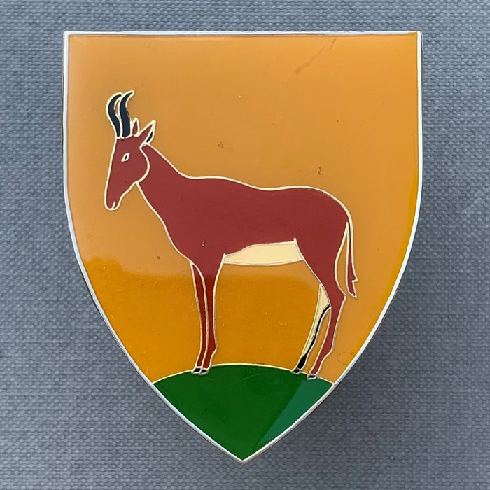 SA South Africa Army BOSHOF Commando Light Infantry Regiment Flash Badge disbanded 2003