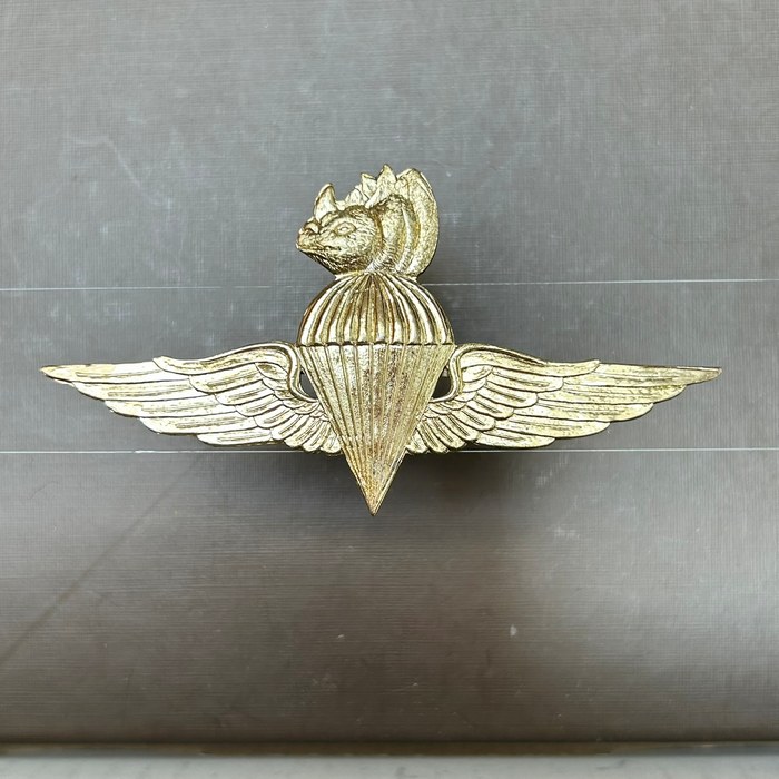 Sudan Soudan Army Para Parachutists Wing with Rhino head Prior 1973