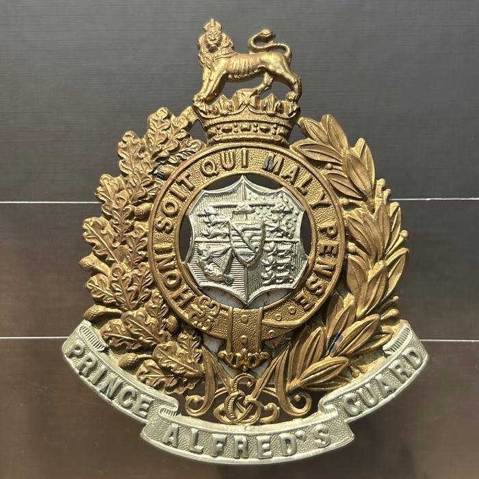 Africa Boer War Prince Alfreds Guards Officers Military Helmet Badge 1897 - 1939