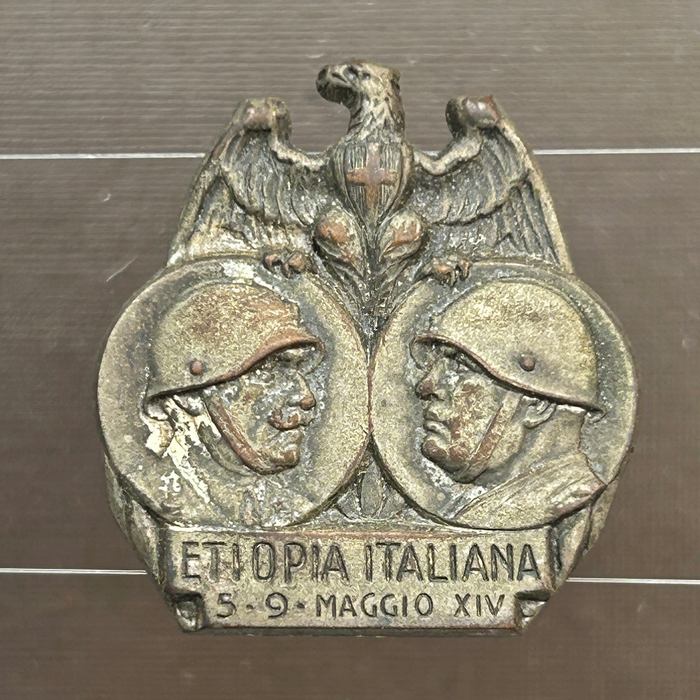Ethiopia Italian Empire Fascist Period Second Italo-Ethiopian War 1935-1936 badge