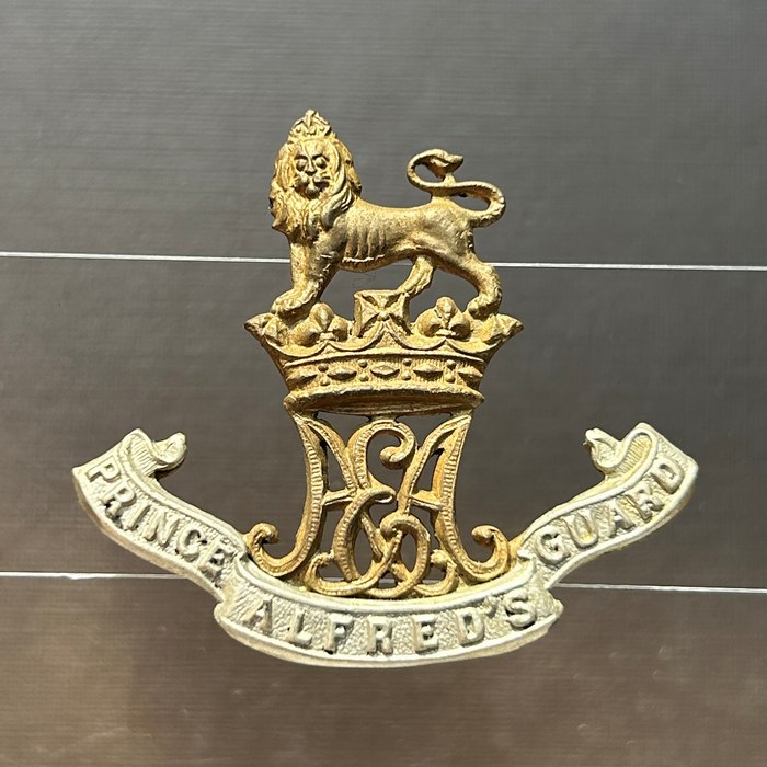 South Africa Prince Alfred's Guards Officers Military Cap Sporran Badge 1903 - 1930s