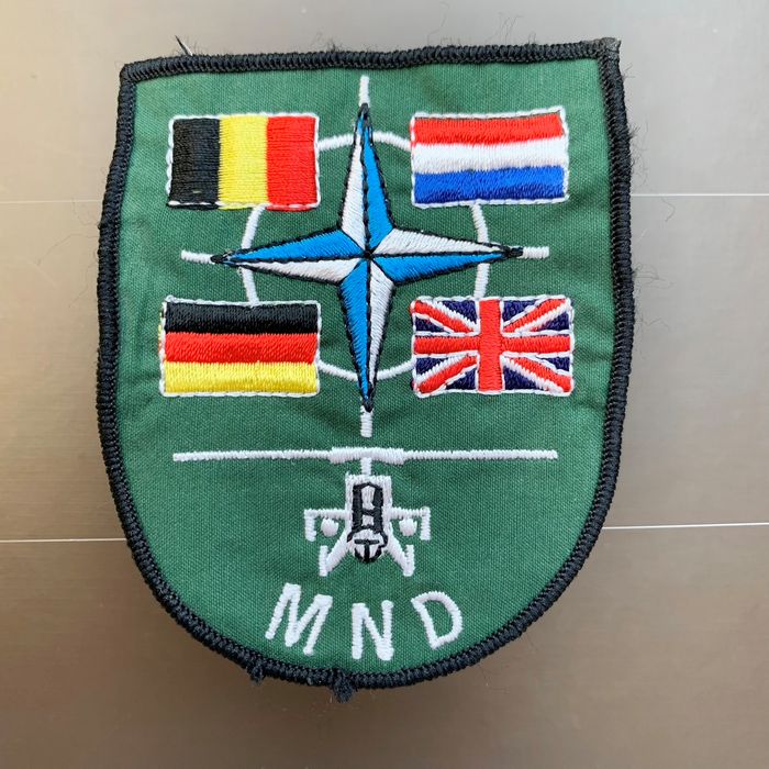 Vintage NATO Multinational Division Central Shoulder Patch