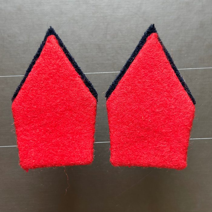 Belgium Belgian Infantry collar tabs Original set