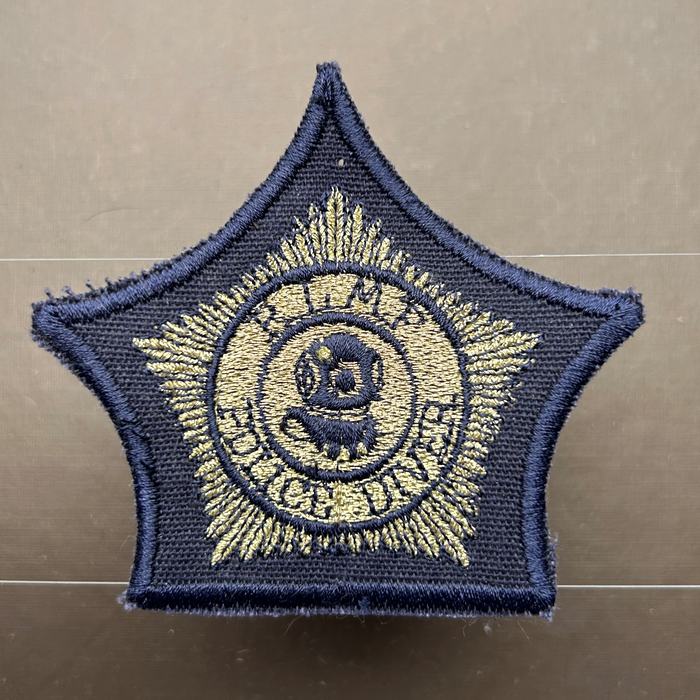 Lesotho Royal Military Police DIVER Hat badge Badge Patch pre 1966 Blue