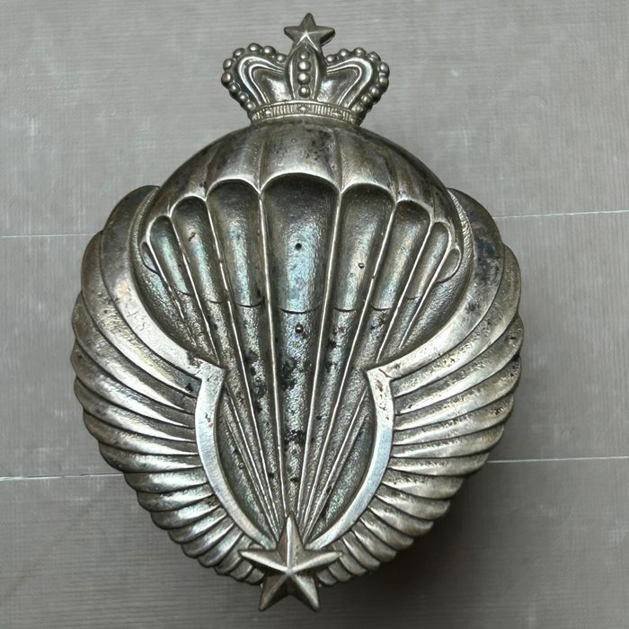 Morocco Marocain Army Para Parachute Commando Badge 1st Series Issue lugs