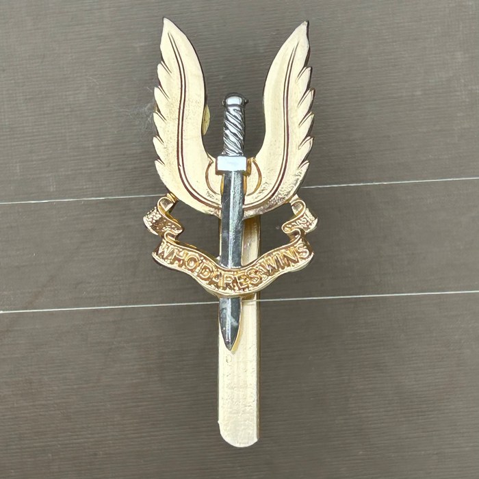 UK United Kingdom Army SAS Special Air Service Officers JR Gaunt B'ham made Beret Badge