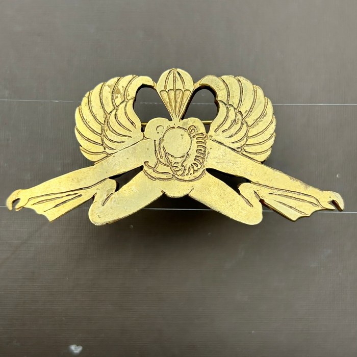 Indonesia Navy RECCE KIPAM Komando Intai Para Amfibi Frogman Badge 2st Issue 1961-1970