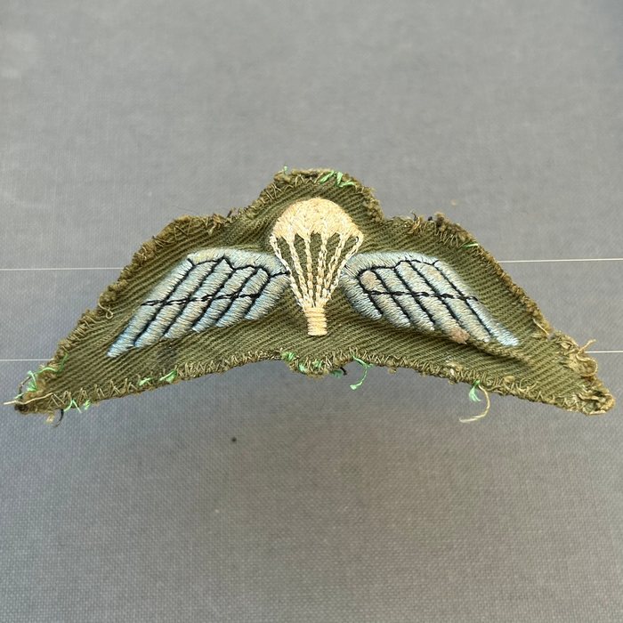 Rhodesia Army paratrooper camouflage dress padded para wing badge CO C403