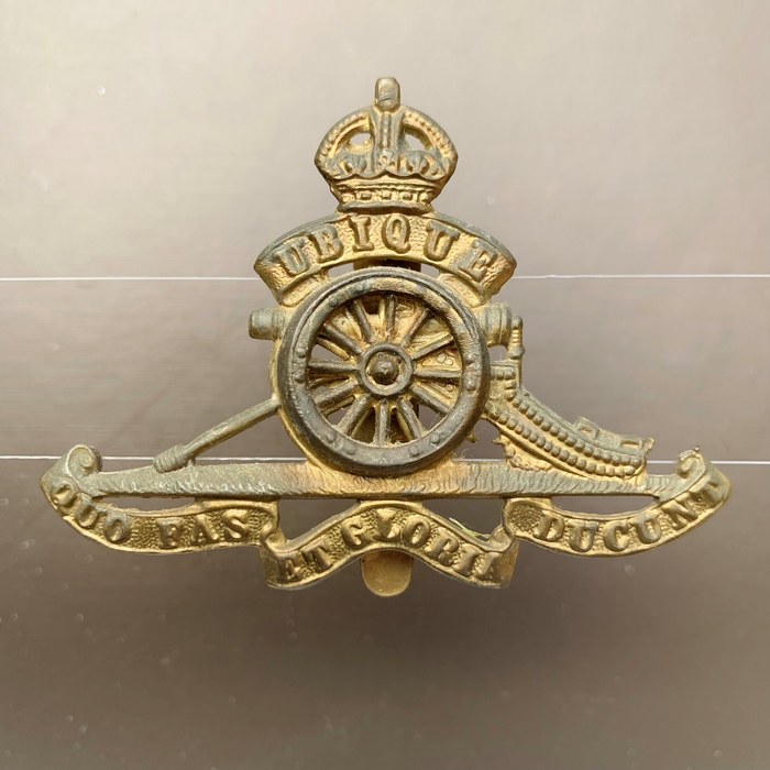 Royal Canadian Artillery Cap Badge Hallmark Englane
