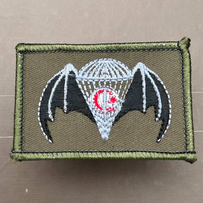 Tunesia Tunisie Africa Commando Parachute Qualification Bat Wing Patch