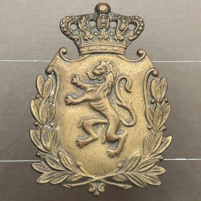 Belgian Belgium Congo 1900 Beret Cap Badge RARE